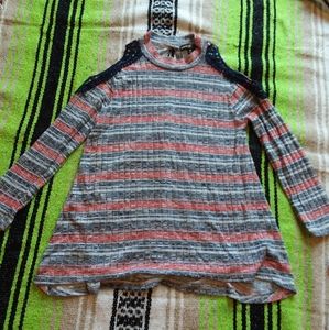 Medium cold shoulder shirt